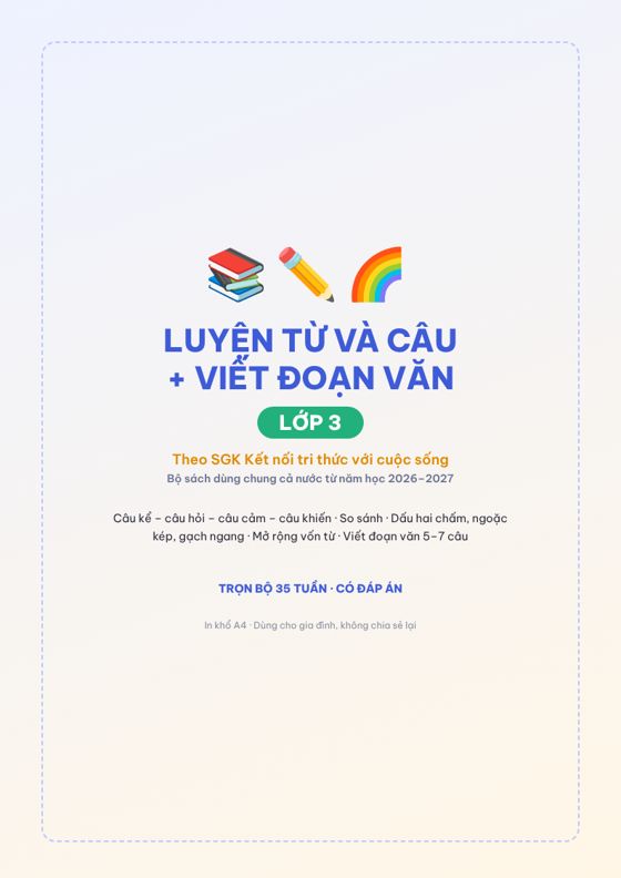 Bìa bộ lớp 3